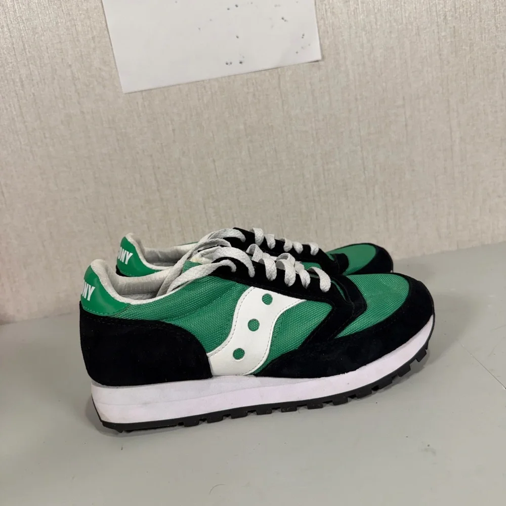 MENS SAUCONY Shoes‎ Size 5.5 Black And Green